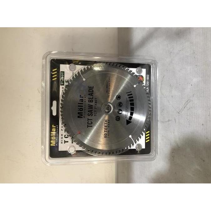 Mata gergaji kayu 7 inch / mata gergaji kayu 7x80t mollar