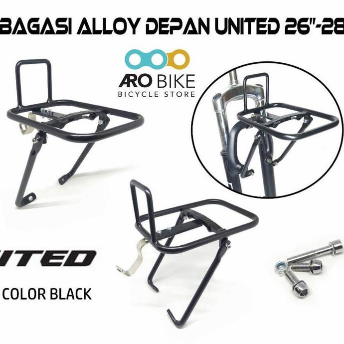 TERMURAH - Rak Bagasi depan sepeda United alloy mtb federal 26 - 28 inch