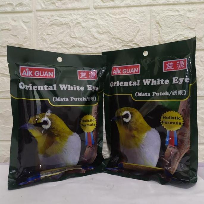 NEW - AIK GUAN 200GRAM VOER LOMBA UNTUK BURUNG PLECI WHITE ORIENTAL