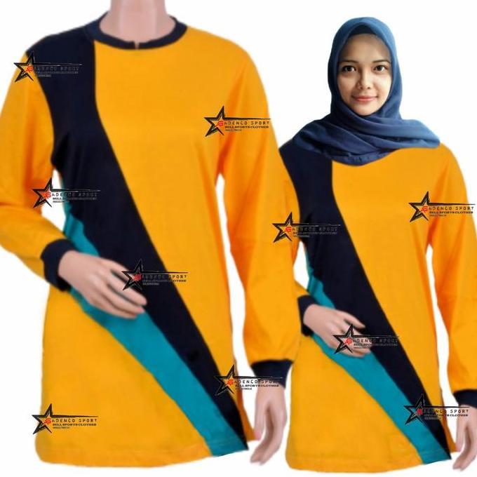 Kaos Olahraga Muslim/Baju Atasan Olahraga Model Muslim