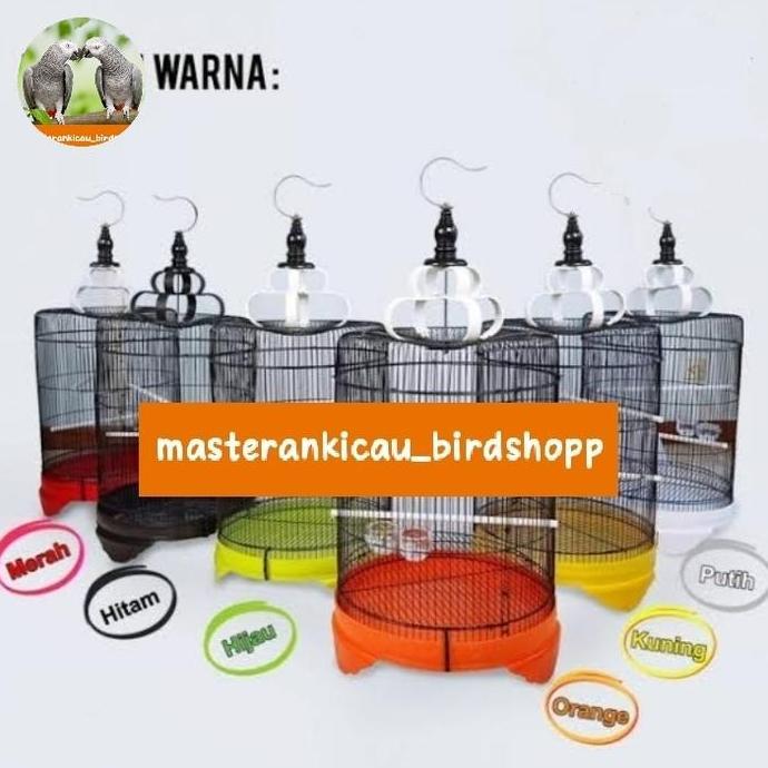 TERLARIS - kandang sangkar besi bulat super jumbo 46cm istimewa