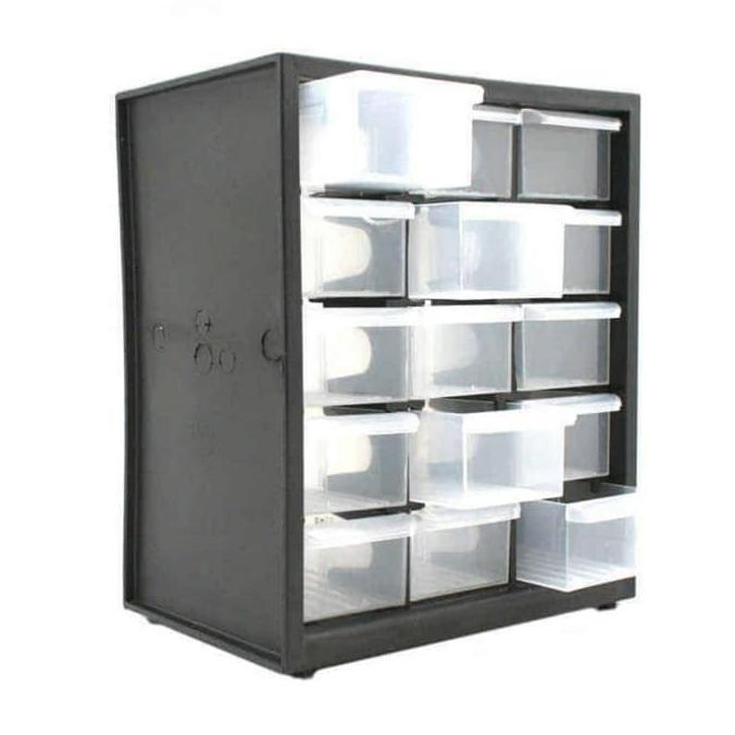 Rak Komponen Laci Komponen Laci Obat 15 Slot Kenmaster