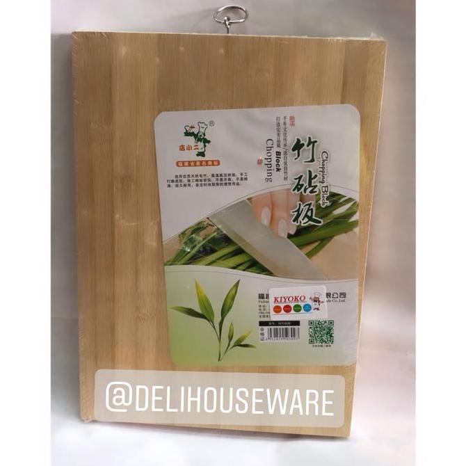 Talenan Segi Bambu Tebal Halus / Alas Sayur / Telenan Dapur