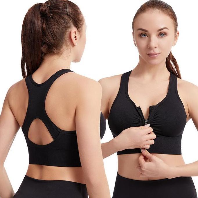 PROMO DISKON - Bra Sport Gym Yoga Push Up Bra Olahraga Wanita Tanpa Kawat BH Sport Bh Gym Jumbo Bra 