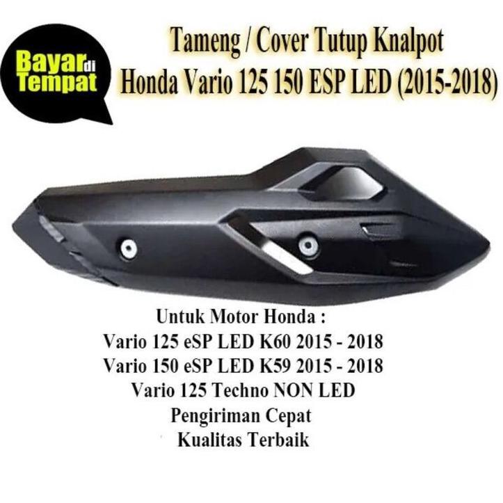 Cover Knalpot Vario 125-150 New Pelindung Knalpot Vario 125- 150 New