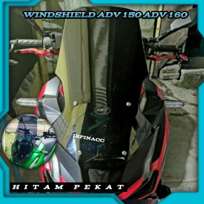 Visor Windshield ADV 160 ADV 150 TINGGI YDP HITAM CLEAR SMOKE Terlaris