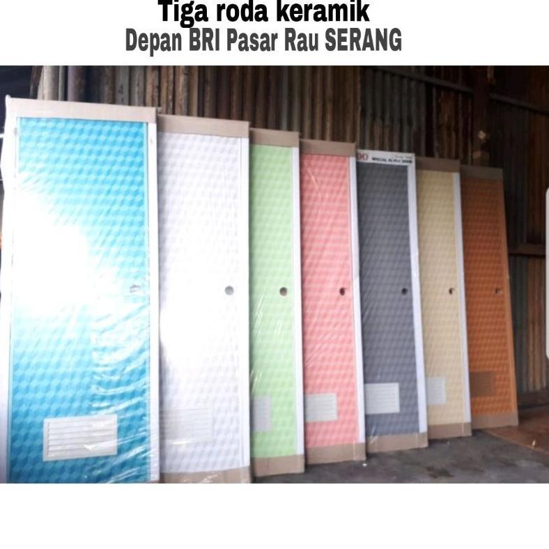 pintu kamar mandi pvc, galvalum tipe motif