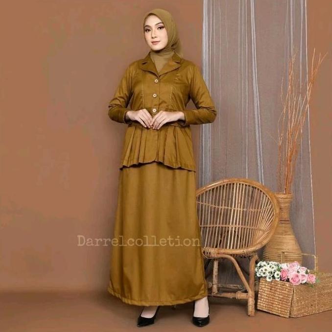 Setelan Pemda Rempel Bahan Toyobo Fodu