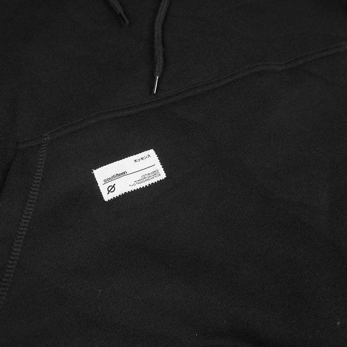 Soulfifteen League Hoodie - Black Outer Pria Sweater Streetwear Distro Hitam Fleece