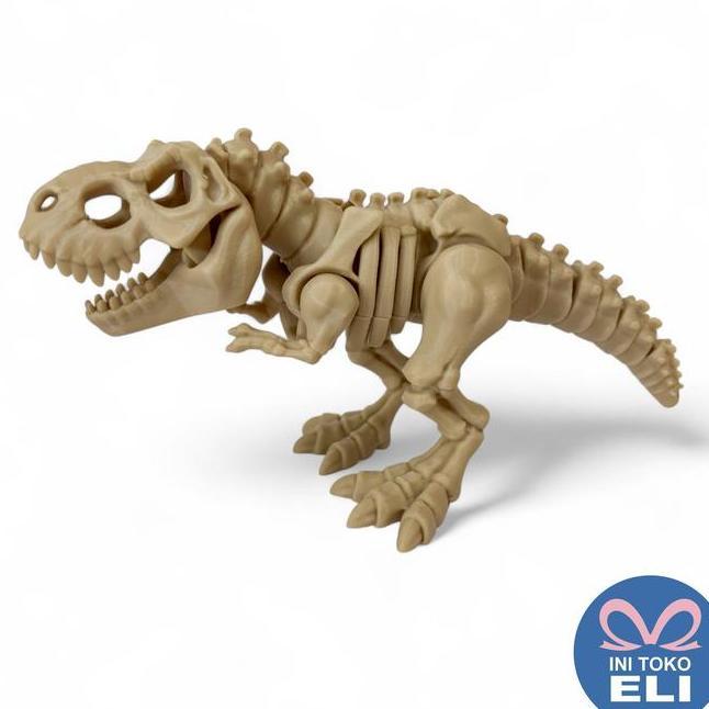 Mainan Anak Dino Dinosaurus Trex Triceratops Spinosaurus Fosil Reptil Artikulasi Realistis