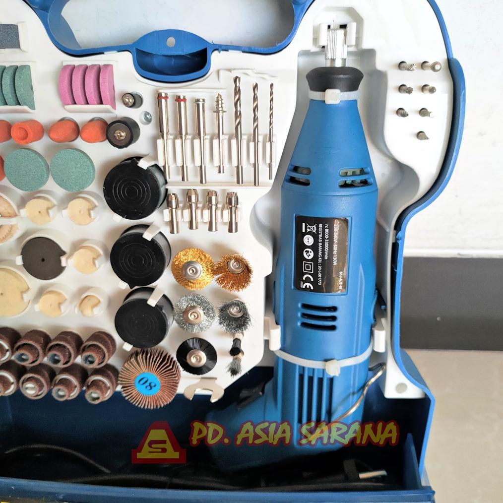 Mesin Mini Die Grinder Tuner Set 172 Pcs KRISBOW / Gerinda Bor Mini