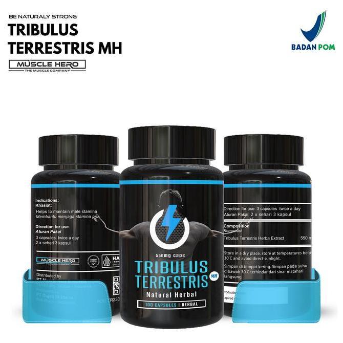 TRIBULUS TERRESTRIS MH - Muscle Hero Original BPOM Testosterone Booster