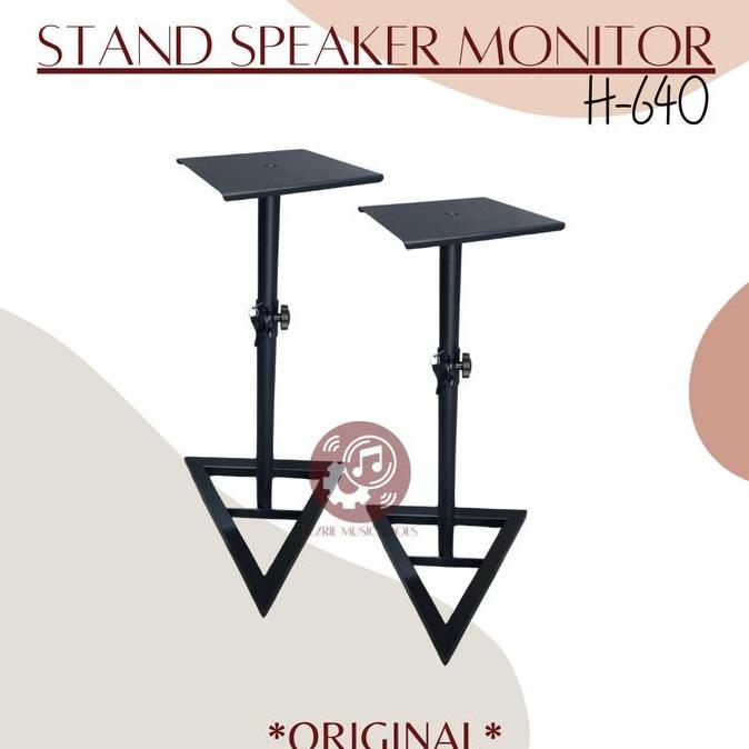 Stand Speaker Monitor Full Besi Studio Stand Monitor Pair