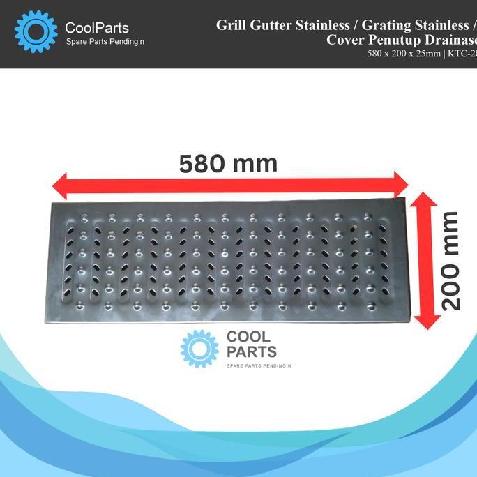 Grill Gutter Stainless/ Grating Stainless / Cover Penutup Drainase