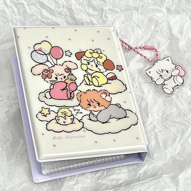 Buku Kartu 3Inch/2R Satu Palace Cute Mini Card Booklet 36 Slot Kpop Postcard Photo Card Pack Stamp B