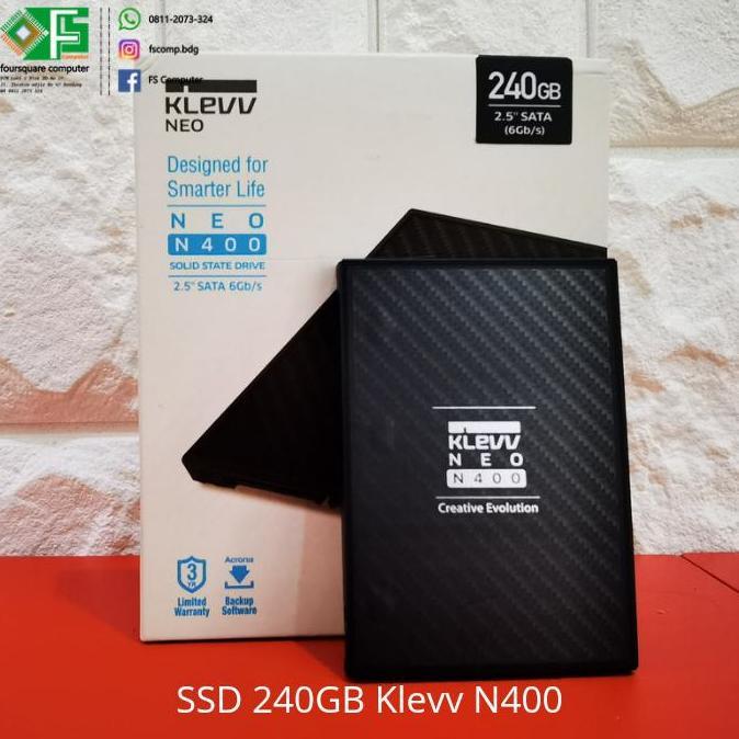 TERMURAH - SSD KLEVV NEO N400 240GB Sata 2,5" / SSD 240GB / KLEVV 240 GB