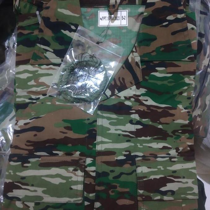 Baju Pdl Doreng Nkri / Matra Darat Tni Ad Original