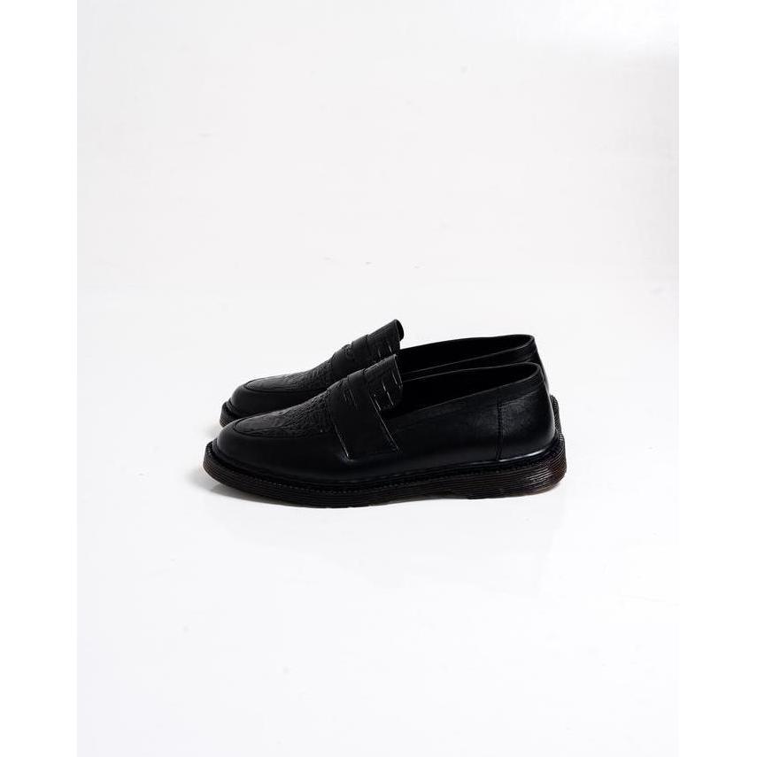 Jovem Loafers Croco Series - Black