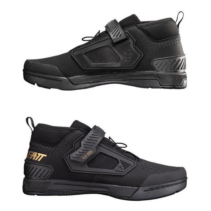 SHOES / SEPATU SEPEDA MTB LEATT 4.0 CLIP - BLACK Terlaris