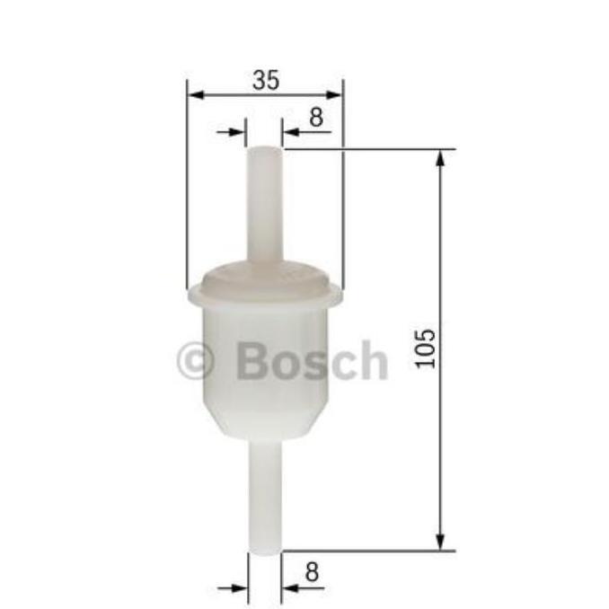 Bosch Filter Bensin Mini Untuk Motor/Scooter/Genset/Mesin Potong Rumpu Kualitas Terbaik Harga Termur