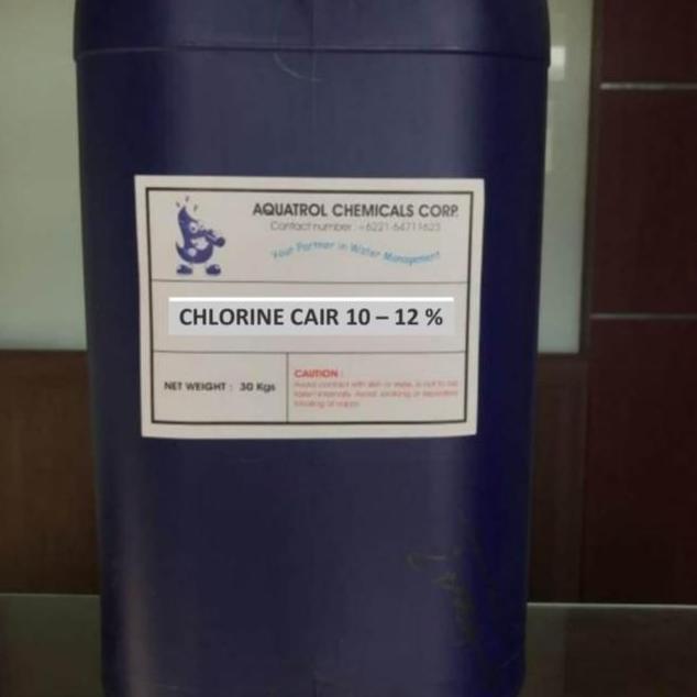 SPO - CHLORINE CAIR 12% ,- CHLORINE CAIR UNTUK LIMBAH - SPO