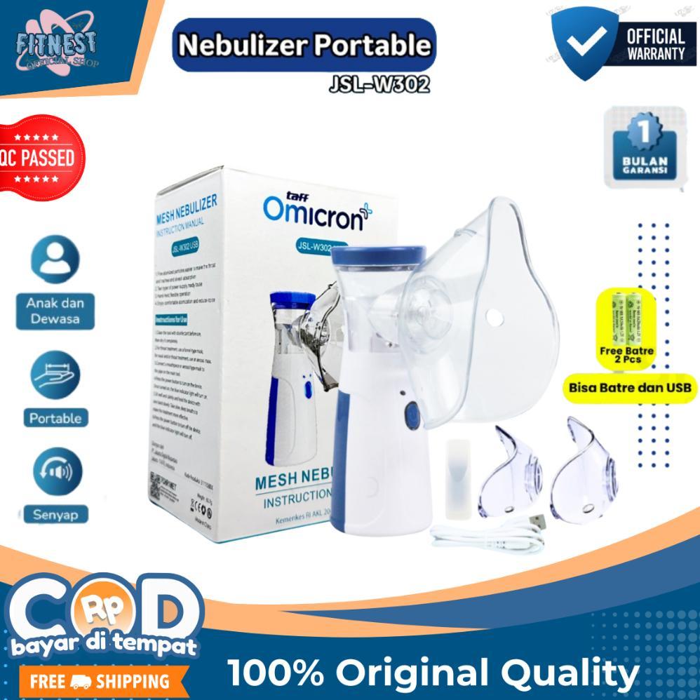 Alat Nebulizer Uap Portable Bantu Terapi Pernapasan Anak Dewasa Sesak Nafas Asma Batuk Pilek Handhel