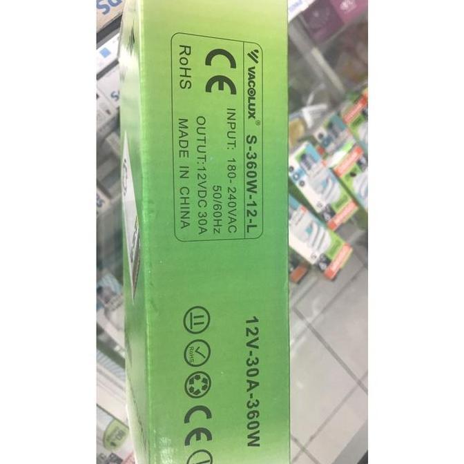 Power Supply 12V 30A Adaptor 12VDC 30A Power Supply 12Volt DC 30A