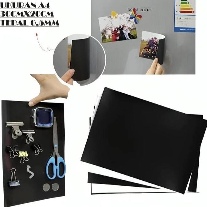 Magnet Lembaran Magnit Lembaran Magnet sheet Magnet fleksibel Tebal 0,5mm termurah