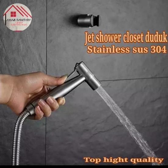 Jet Shower Closet /Shower Cebok Stainless Sus 304 Anti Karat Dan Patah