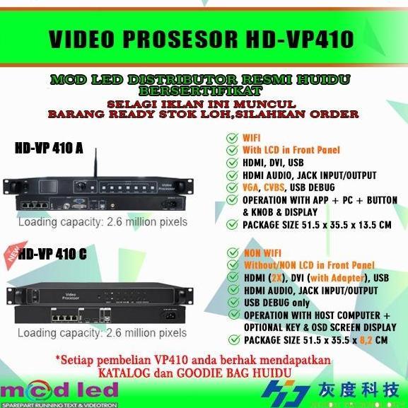 HUIDU HD VP210 VP410 VP620 VP820 SENDING CARD AND LED VIDEO PROCESSOR ORIGINAL DAN TERPERCAYA