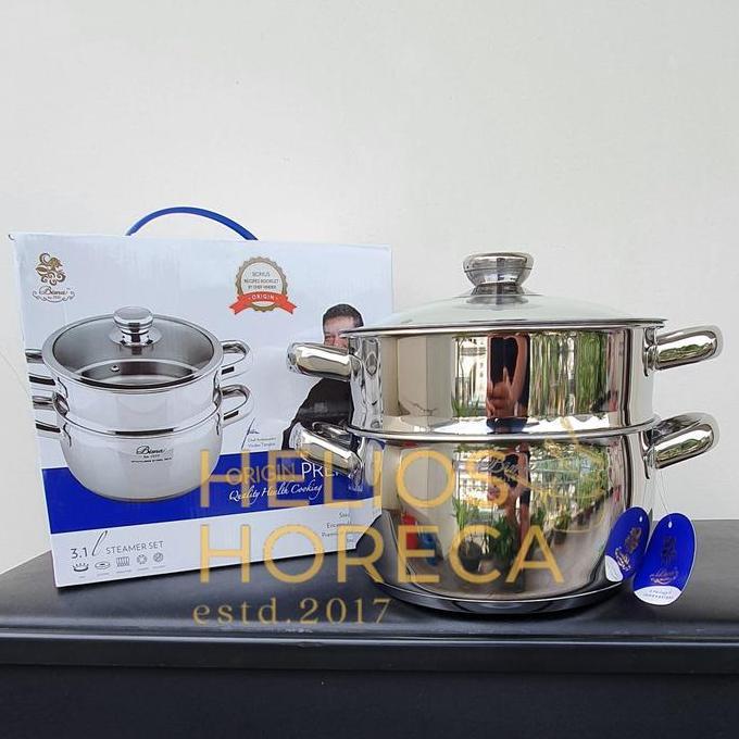 Bima Origin Premiere Panci Steamer Set 20cm Panci Steamer Susun 2