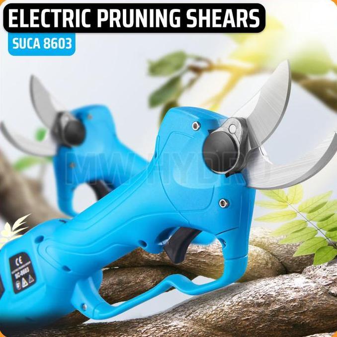 Cordless Portable Electric Pruning Shears - Gunting Dahan Elektrik / Listrik - SUCA 8603