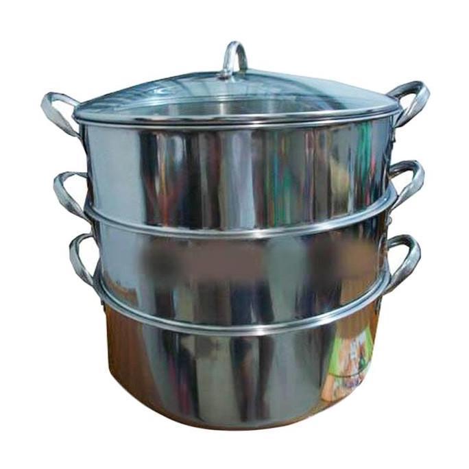 SUPRA Steamer Susun 3 36CM Stainless Steel / Panci Kukus