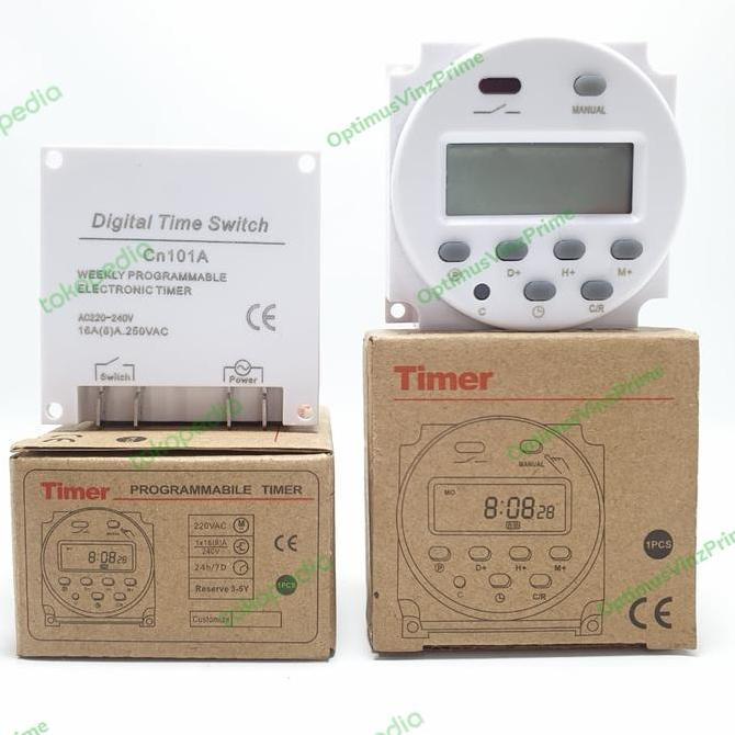 Dital Timer Auto Switch Onoff Cn101A Lampu Dan Lainnya