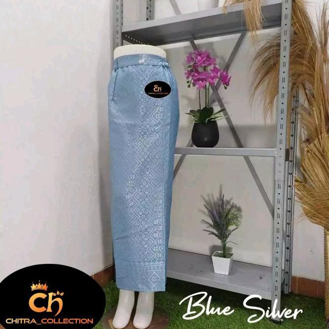 Rok Songket Span Wanita /Rok Songket Bawahan Kebaya/Rok Songket Jadi/Rok Songket Palembang Kancing K