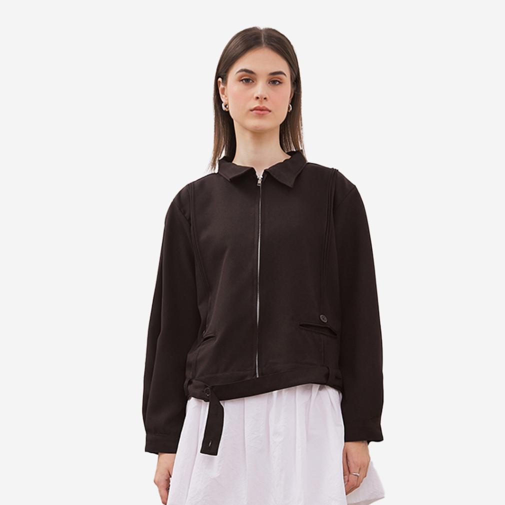 ISOOS STUDIOS - DASHA WORK JACKET BROWN