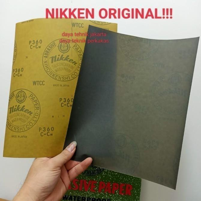 amplas nikken eceran #2500 / amplas nikken waterproof Japan ORIGINAL nikken abrasive paper
