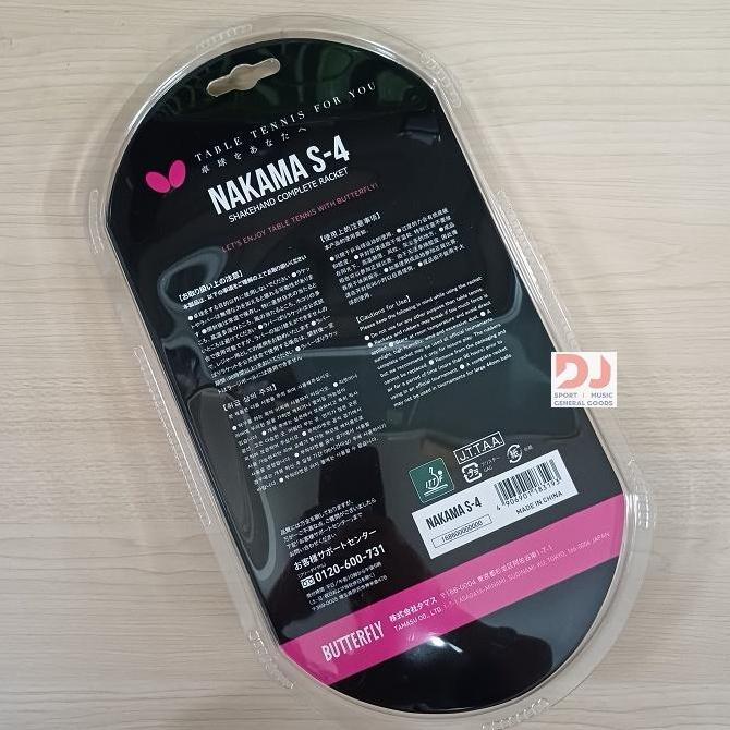 BAT TENNIS MEJA, BUTTERFLY, NAKAMA S4 / S5