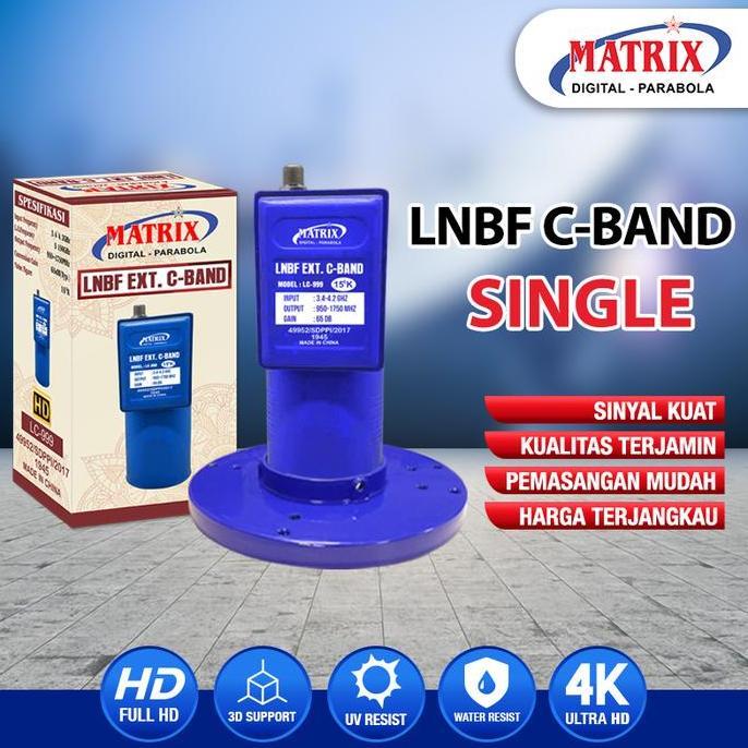 MATRIX LNBF C-BAND SINGLE RECEIVER