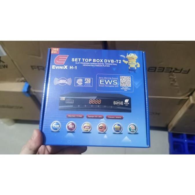STB SET TOP BOX TV DIGITAL EVINIX H1 DVB T2 By Skybox