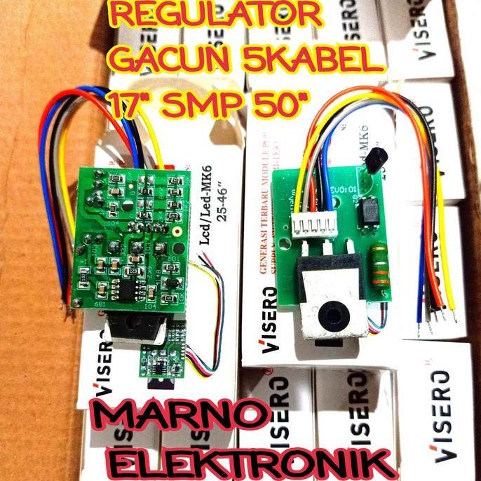 GACUN 5 KABEL REGULATOR GACUN 5KABEL TR FET UNTUK LED LCD 17IN - 50IN