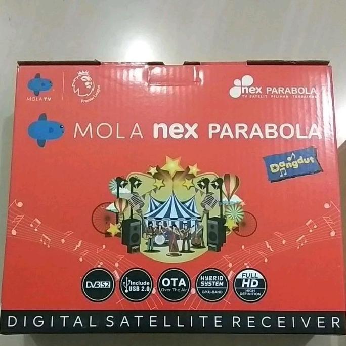 Receiver Nex mola merah receiver Nex parabola merah