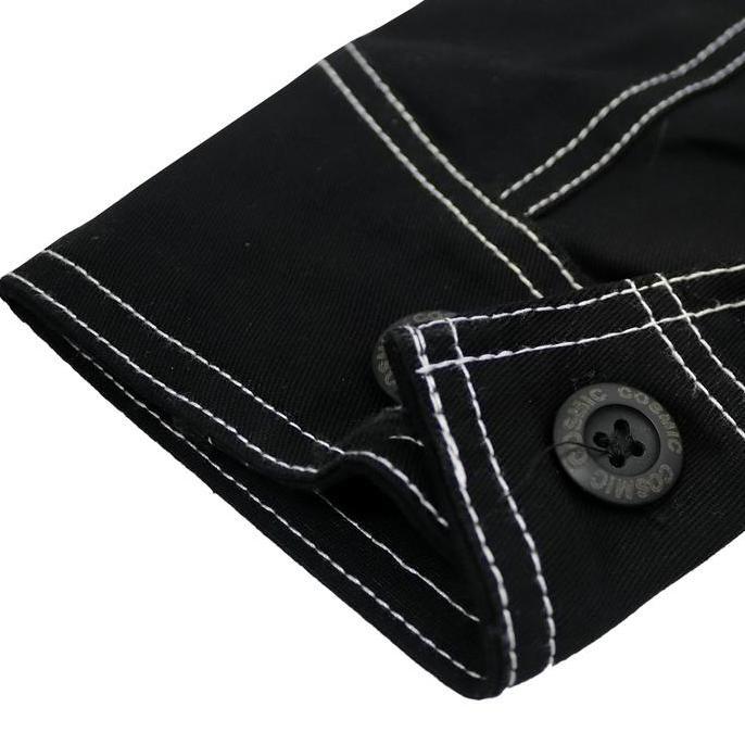 Sale Cosmic Jaket Outer Pria Navil Black Tangan Panjang Casual Hitam Kerja Blazer