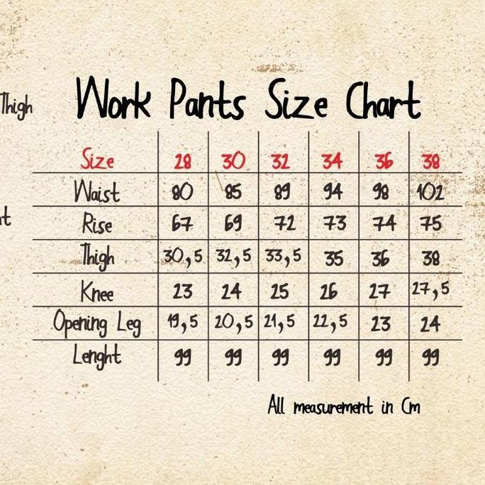 Promo Bespoke Project - Celana Workpants/Fatigue Pants Vintage Green