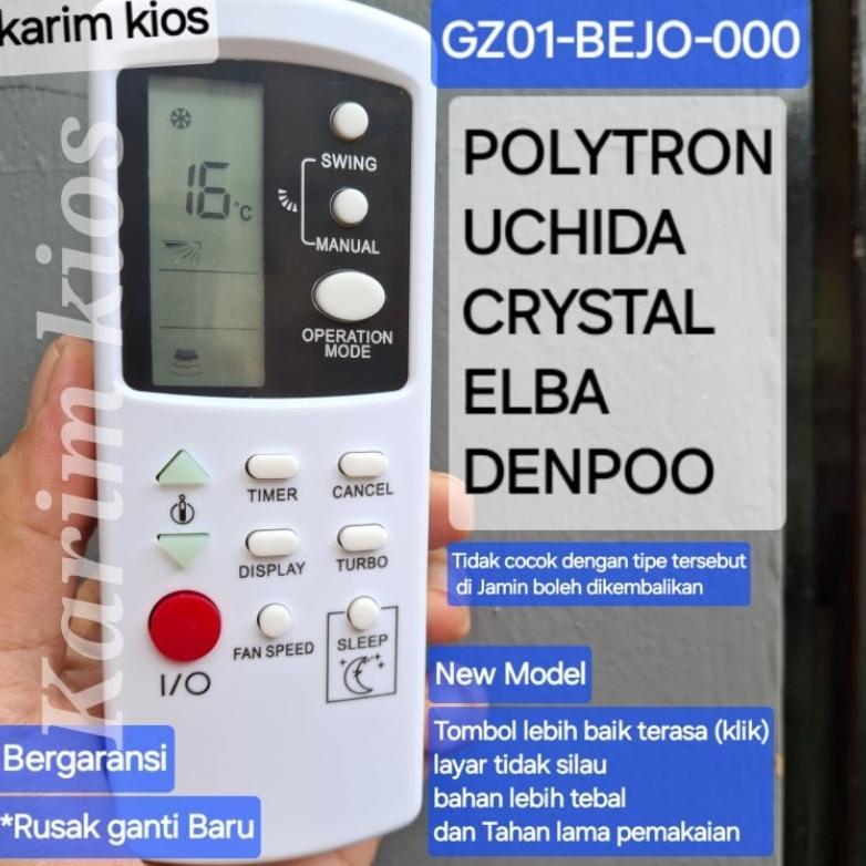 Remote Remot Ac Polytron GZ01-BEJO-000 Bergaransi