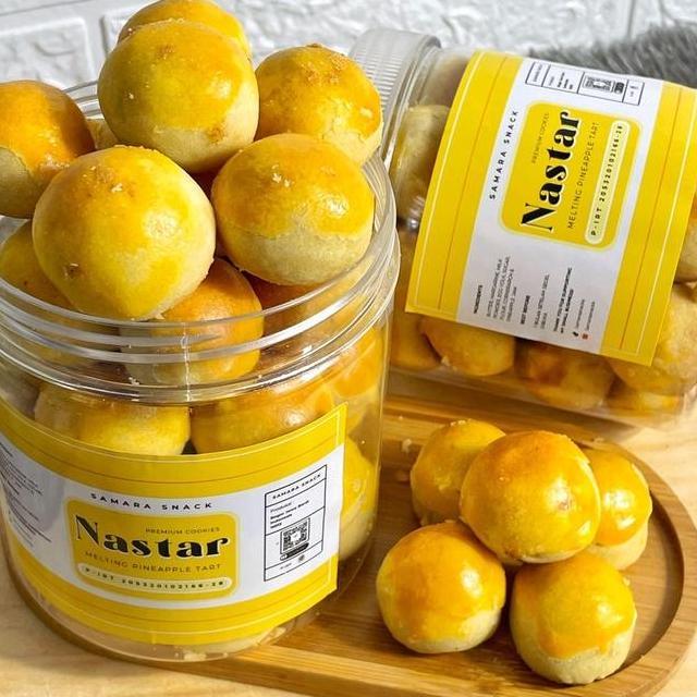Nastar Cookies Toples Tabung 600Ml
