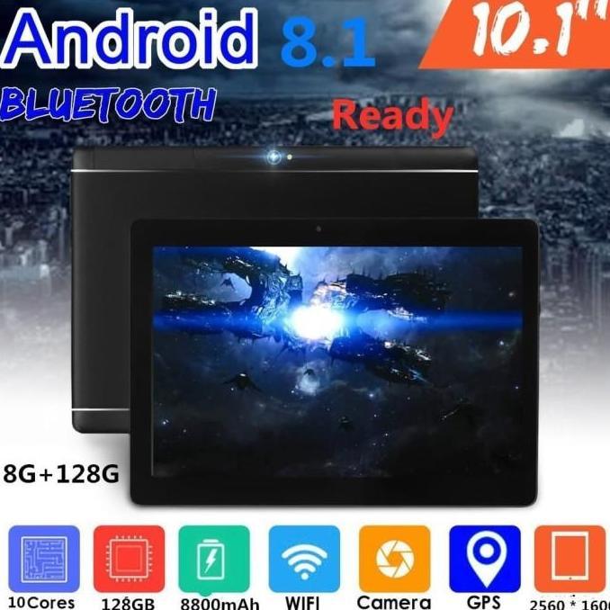 TABLET PC ANDROID ZNIFER RAM 8GB 128GB HSDPA WIFI GARANSI 10 INCH