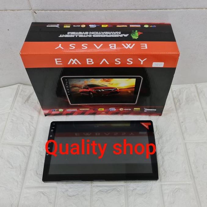 TV MOBIL MULTIMEDIA ANDROID EMBASSY 10 INCH BARU Terlaris