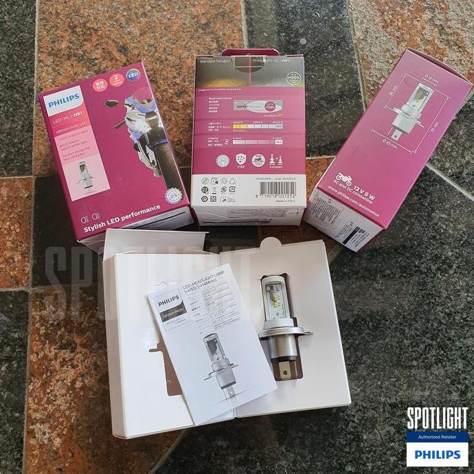 Philips Led Hs1 H4 Lampu Motor Ultinon Moto Led Baru