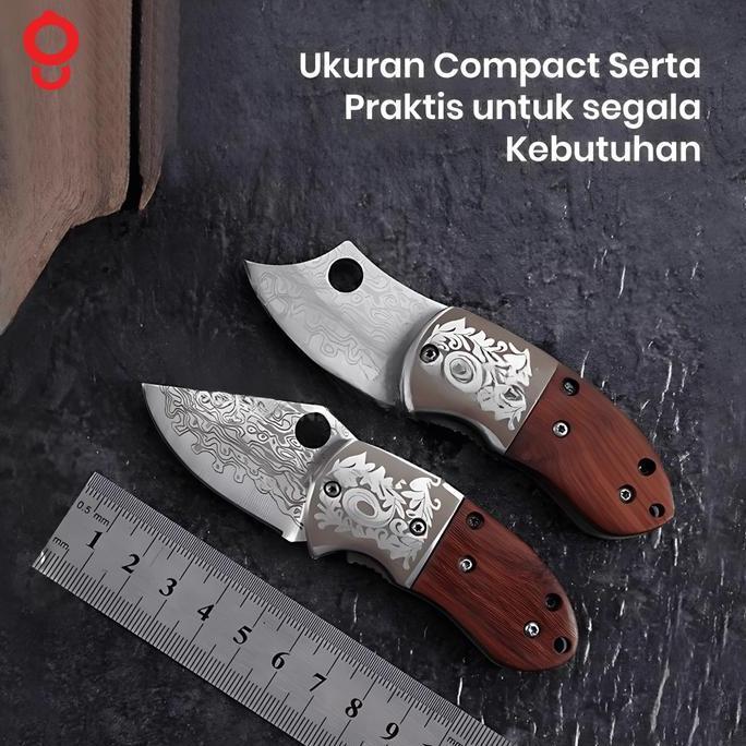 Ganghan Pisau Lipat | Browning Folding Pocket Knife with Clip Point